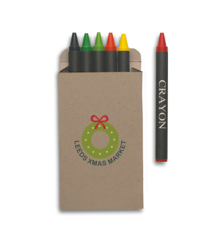 Carton of 6 wax crayons