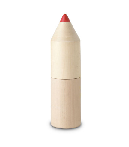 12 pencils in wooden box