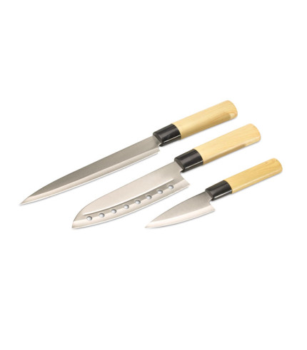 Japanese style knife set