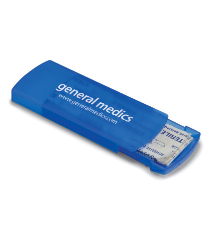 Container with plasters