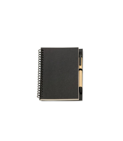 B6 Recycled notebook with pen
