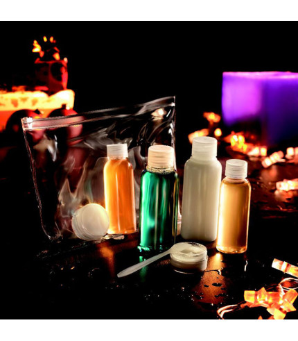 Travelling pouch with bottles