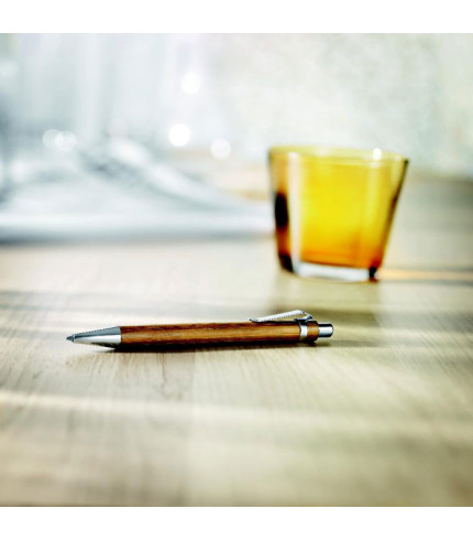 Bamboo automatic ball pen