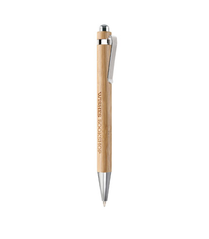Bamboo automatic ball pen