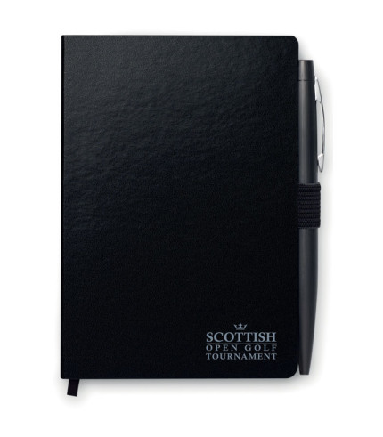 A5 notebook with pen 72 lined