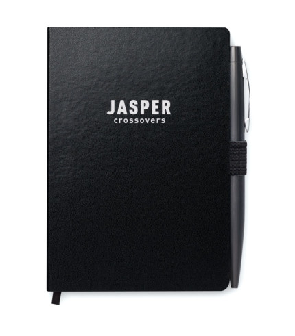 A6 notebook with pen 72 lined