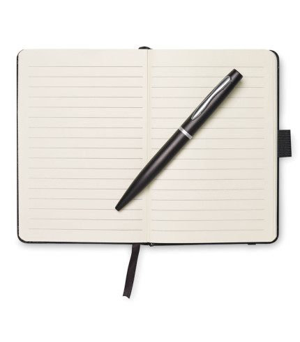 A6 notebook with pen 72 lined