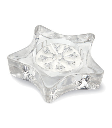 Star shaped candle holder