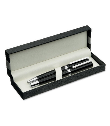 Pen and roller in paper box