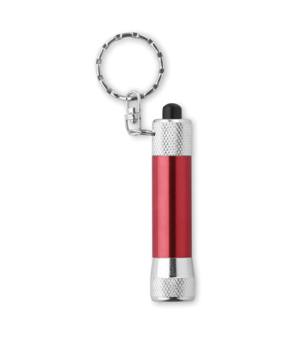 Aluminium torch with key ring