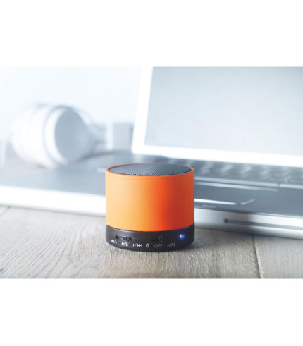 Round wireless speaker