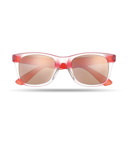 Sunglasses with mirrored lense