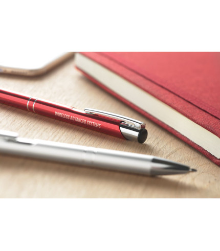 Push button aluminium pen