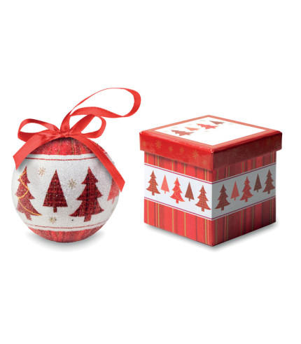 Christmas bauble in gift box