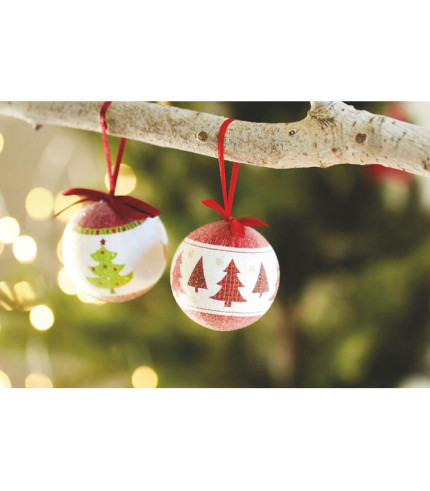 Christmas bauble in gift box