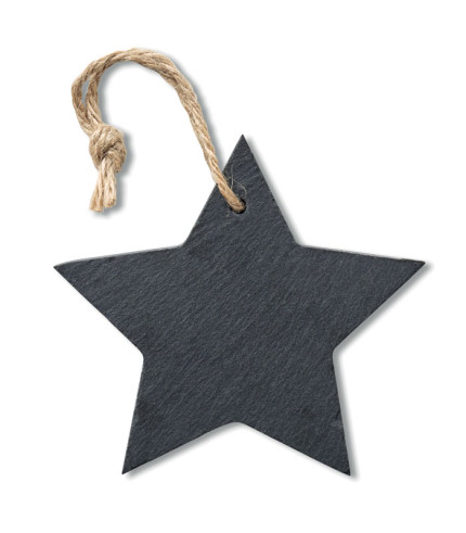 Slate Xmas hanger star