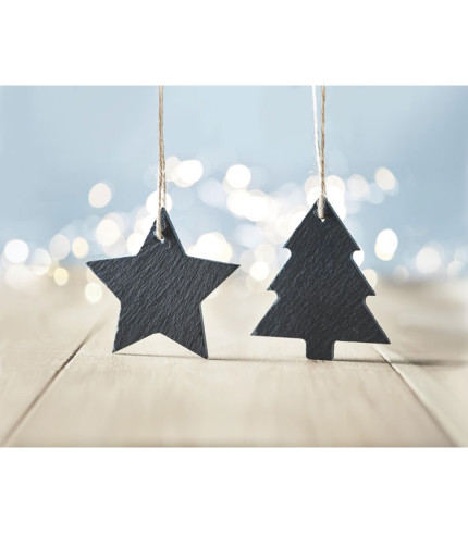 Slate Xmas hanger star