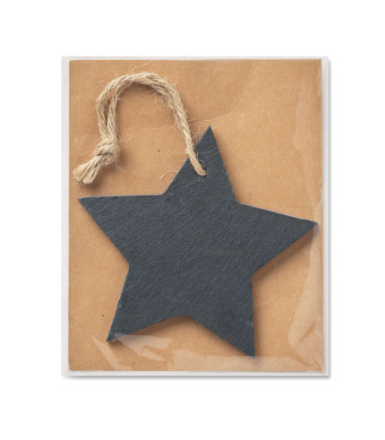 Slate Xmas hanger star