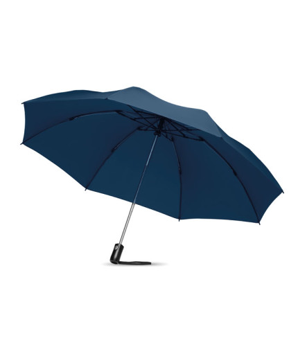 Foldable reversible umbrella