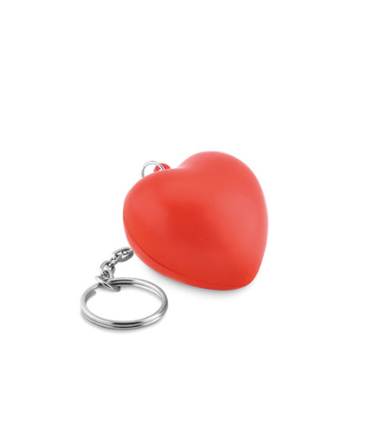Key ring with PU heart