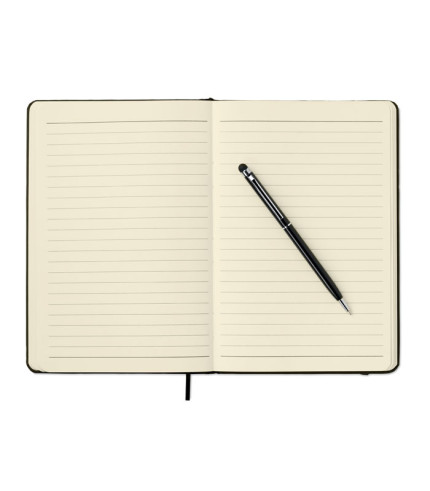 A5 notebook w/stylus 72 lined