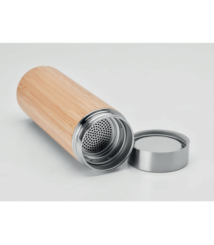 Boca od bambusa s dvostrukom stijenkom 400 ml