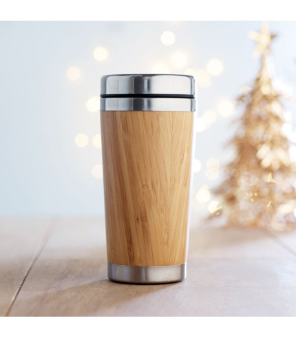 Boca od bambusa s dvostrukom stijenkom 430 ml