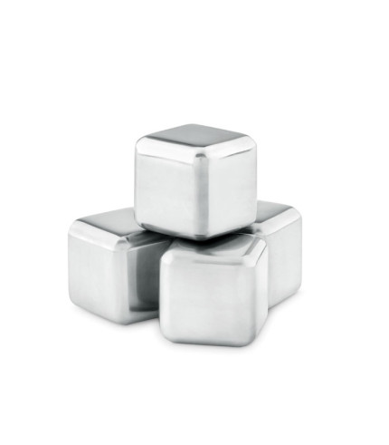 Set od 4 SS kocke leda u vrećici