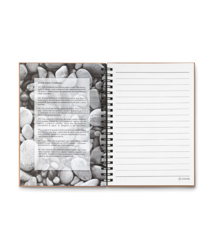 Mineral paper notebook 70 line