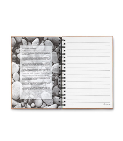 Mineral paper notebook 70 line