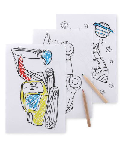 Set za bojanje sa 6 olovaka