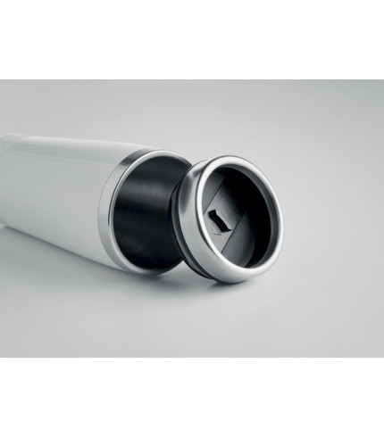 Double wall travel cup