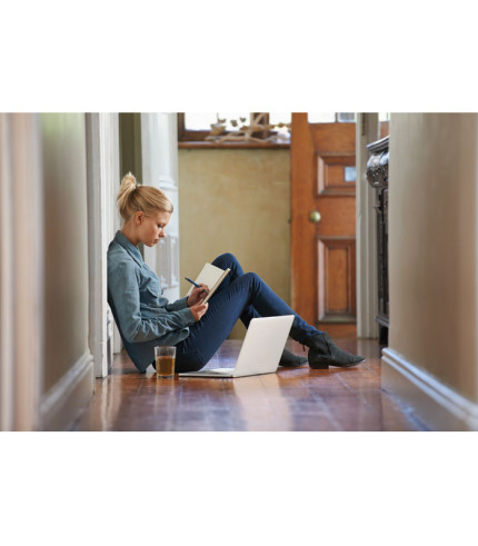 Push button pen with black ink