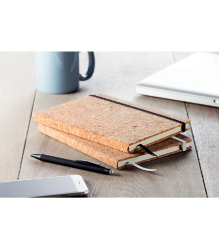 A5 cork notebook 96 lined
