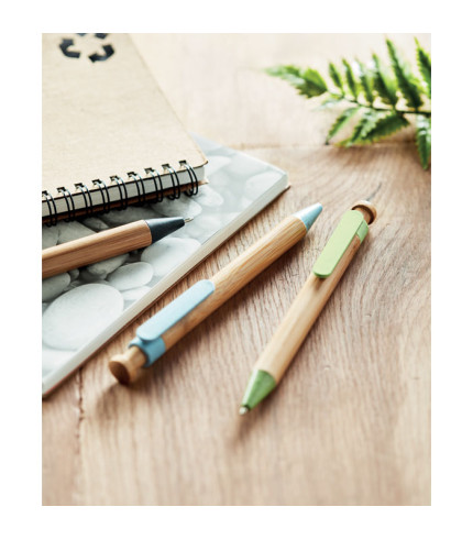 ABS kemijska olovka od bambusa/pšenične slame