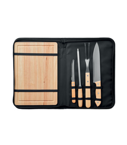 Set od 4 pribora za roštiljanje