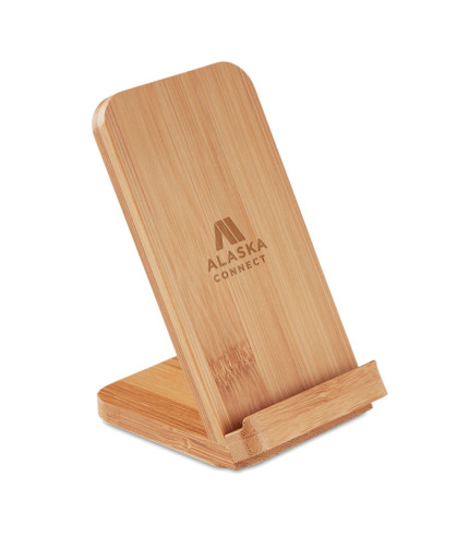 Stalak za bežično punjenje od bambusa 5W