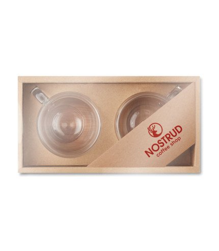 Set od 2 espresso posude s dvostrukom stijenkom