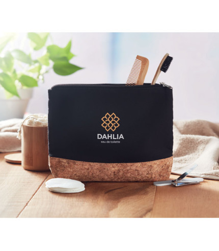 Kozmetička torbica od pluta i pamuka