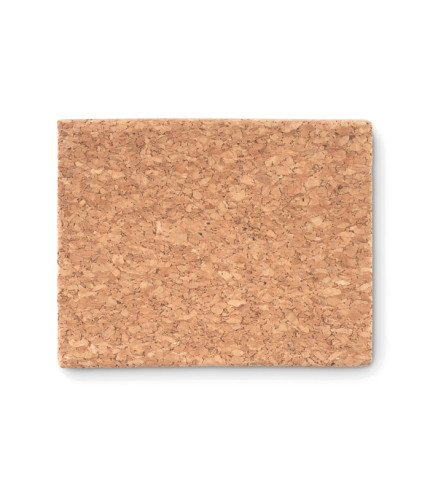 Cork sticky note memo pad