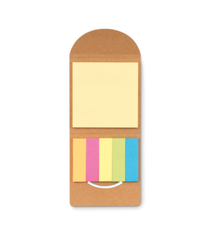 Cork sticky note memo pad