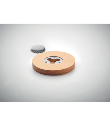 Otvarač/podmetač za boce od bambusa