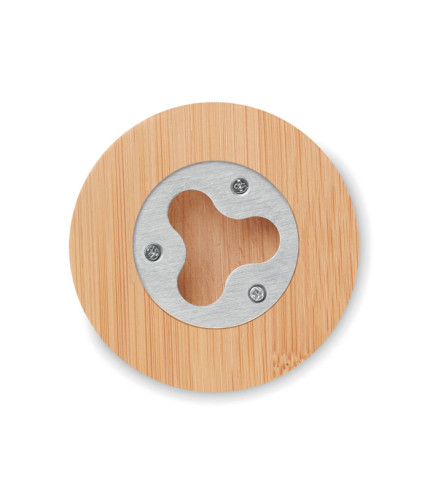 Otvarač/podmetač za boce od bambusa