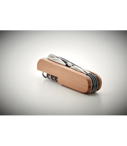 Višenamenski džepni nož od bambusa