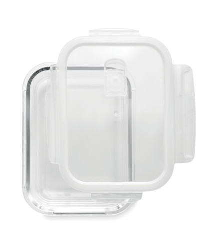 Staklena kutija za ručak i PP poklopac 900 ml