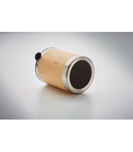 Čaša u poklopcu od bambusa 250 ml