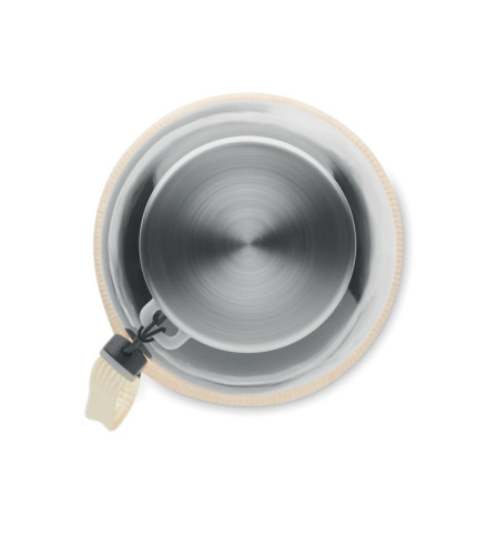 Glass bottle in pouch 500ml