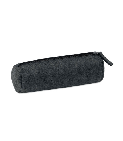 Felt zippered pencil case