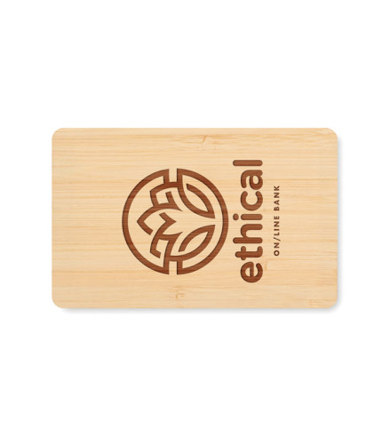 RFID kartica od bambusovog materijala