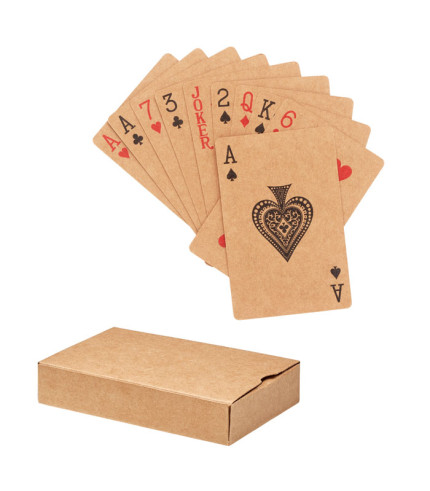Recycled paper playing cards